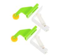 SUPVOX 2 Ensembles Pulley Lift System for Science Experiments Compact Table Edge Crane Pulley Blocks Educational Mechanical Physics Teaching Aids