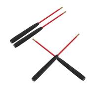 SUPVOX 2 Paires Bâtons Diabolo Traditionnels Fibres de Solides avec Poignée Antidérapante pour Corde pour Jonglage et Performance