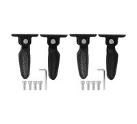 SUPVOX 2 Paires de Repose-Pieds Pliables - Pédales de vélo Pliables - Repose-Pieds antidérapants - Accessoires pour VTT et vélos électriques