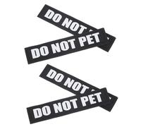 SUPVOX 2 Paires Patchs Réfléchissants pour Harnais Chien Amovibles Autocollants Légers et Durables pour Gilet Animal Sécurité Nocturne S