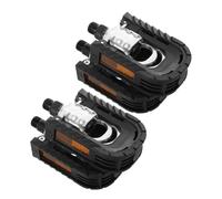 SUPVOX 2 Paires Pédales Pliables Alliage Aluminium Antidérapantes Plateforme Large pour Stabilité Compatibles Ville Route et VTT