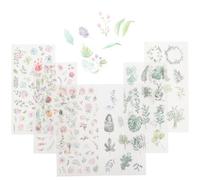 SUPVOX 2 PCS Scrapbook Autocollant Feuillage Feuilles Fleurs DIY Album Photo Décor DIY Journal Album Étiquette Stick Scrapbooking Autocollant