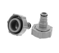 SUPVOX 2 pièces Adaptateur Tuyau Piscine Raccord Connecteur Drainage Ø 32 mm Facile à Installer pour Vidange Piscine 2 pcs