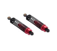 SUPVOX 2 Pièces Amortisseur Voiture Télécommandée pour pour 1/10 Rc Voiture Absorbeur en Alliage D'aluminium Absorbeur De Véhicule Tout- Rouge