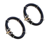 SUPVOX 2 Pièces Anneau Diffuseur Bulles Acier Inoxydable Kit Silencieux pour Aération Bassin et Aquarium Circulation et Oxygénation de Eau