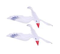 SUPVOX 2 Pièces Ballons Gonflables Mouettes Jouets de Piscine pour Fête Plein Air PVC et Décoration Plage et Jeux Aquatiques