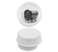SUPVOX 2 Pièces Base Musicale Rotative Argile DIY avec Mécanisme à Remontoir Accessoire de Boîte à Musique Transparent pour Personnaliser Vos Anniversaire