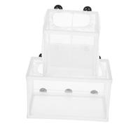 SUPVOX 2 Pièces Boîte de Séparation pour Alevins avec Filet Maillé pour Poissons Crevettes Guppys et Clowns et Durable