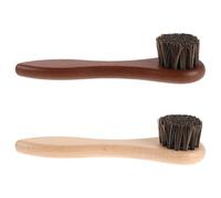 SUPVOX 2 Pièces Brosse de Bain Bois pour Hamsters et Cochons Poils de Cheval Doux Brosse de Toilettage Ergonomique et Légère Nettoyage pour Petits Animaux