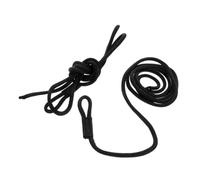 SUPVOX 2 Pièces Cordage de Noir pour Yacht Corde Amarrage Résistante UV et Abrasion Protection Anti-Collision Installation Facile Lot