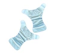 SUPVOX 2 Pièces Couvre-couches Maille Respirante Élastique Né Culottes Entraînement Propreté Fibre de Polyester Culottes Réutilisables Fraîches et Aérées pour Garçon Fille Mois