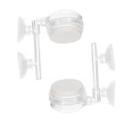 SUPVOX 2 Pièces Diffuseur Pierre à Air Aquarium Nano Bulles Silencieux Diffuseur Oxygène Nano pour Bassin et Aquarium Eau Douce ou Salée et Anti-Stagnation