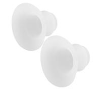 SUPVOX 2 pièces Inserts de Bride de Pompe Silicone Souple Mate à Accessoires de Remplacement Manuels pour Pompe Allaitement Lot de Adaptateurs Ajustables et Confortables