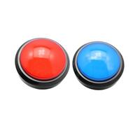 SUPVOX 2 pièces Jeu de Buzzer Sonore Lumineux avec Gros Boutons Lumineux Rouges et pour Répondre Aux Questions Buzzer de Réponse Électronique sans Batterie Interactif pour Concours et