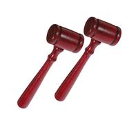 SUPVOX 2 Pièces Marteau pour Enchères Rôle pour Accessoire de Costume de Justice Gavel Miniature pour Avocat et Juge