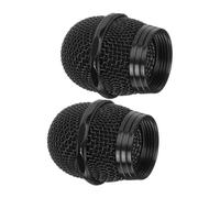 SUPVOX 2 Pièces Microphone Mesh Grill Replacement Plosive Metal Microphone Ball Head For Ktv And Professional Use Fit And Stable Design