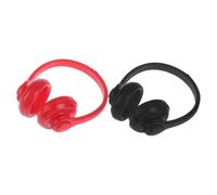 SUPVOX 2 Pièces Mini Casque Décoratif Réduit Accessoires pour Maison de Poupées de Ajoutez Une Touche Réaliste à Votre Décoration Intérieure