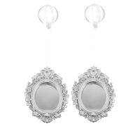 SUPVOX 2 Pièces Miroir Entraînement pour Betta Flottant Décoratif pour Aquarium Accessoire et Facile à Installer pour Kit Aquarium Betta