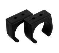 SUPVOX 2 Pièces Nylon Boat Pole Clips Hose Clamps Resistant to Seawater for Kayak Fishing Rod Holders Easy Tool Installation
