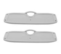 SUPVOX 2 pièces Plaque de Support Moteur Plastique Robuste pour Bateaux Pneumatiques Kayak et Canoë Kit pour Fixation Stable de Moteur Hors Bord Installation Rapide et pour Sports