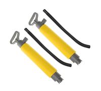 SUPVOX 2 Pièces Pompe de Cale Manuelle Portable pour Kayak et Canoë, Jaune | Kit Tuyau, Usage D’urgence en Navigation, Poignée Ergonomique, Système Manuel, Plastique Eva