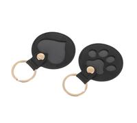 SUPVOX 2 Pièces Porte-clés Souvenir Forme de Flacon pour Poils d'animaux Pendentif Commémoratif avec Étui de Rangement pour Poils de Chat pour Propriétaires d'animaux