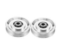 SUPVOX 2 pièces Poulie de Fitness Aluminium Lot de Accessoires Durables pour Équipement Musculation Compatible Machines Sport à Mouvement Fluide et Sécurité Renforcée