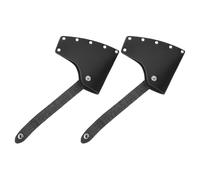 SUPVOX 2 Pièces Protecteur de Lame Remplaçable pour Hache Housse Étanche PU Étui Portable de Protection pour Hache de Coupe Couverture de Lame Sécurisée pour Bûcheron et Camping Extérieur
