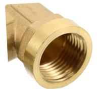 SUPVOX 2 pièces Raccord Coudé Laiton Double Filetage Pouce Robuste pour Plomberie Connecteur Tuyau Jardin Compatible Laiton Épais Résistante Corrosion