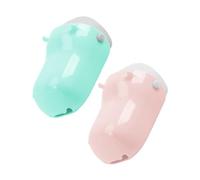 SUPVOX 2 Pièces Rallonge de Robinet Thème Cartoon pour Garçon Fille Extenseur de Lavabo Rose Vert Accessoires pour Cuisine de Bain