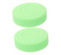 SUPVOX 2 pièces Rondelle de Hockey Professionnelle PVC Palet Entraînement pour Hockey Glace et Roller Surface Lisse et Dureté Réglable pour Clubs et Compétitions
