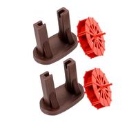 SUPVOX 2 Pièces Roue à Eau Miniature Rouge Décorative pour Aquarium Fontaine Silencieuse Circulation Air Purification Zen Jardin Bonsai
