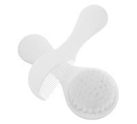SUPVOX 2 pièces Set Brosses à Cheveux et Peignes Garçon Fille Doux Né Brosse Massage Chevelu Brosses Anti-croûtes de Lait Matériaux Sûrs pour Soins Délicats