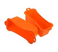 SUPVOX 2 Pièces Silicone Grease Catcher Liner Reusable Drip Pan Liner for Outdoor Grilling Oil Collection Tray Kitchen Grease Trap Accessory