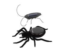 SUPVOX 2 pièces Solaire Éducatif Araignée et Cafard Simulation Électrique sans Batterie Insectes pour Exploration Sensibilisation Solaire et Apprentissage Scolaire