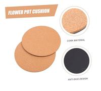 SUPVOX 2 pièces sous Plats Liège pour Pots de Fleurs Lot de Tapis Ronds Réutilisables Antidérapants et Résistants à pour Jardinières Protège Plantes Durables et