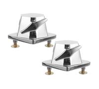 SUPVOX 2 pièces Support de Batterie Tom Drum Fer Argenté Base Robuste pour Kit de Batterie Facile pour Tambour Accessoires Durables et Élégants Jeu