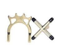 SUPVOX 2 pièces Support de Queue de Billard Métal Repose-Pont Antidérapant pour Billard Américain et Snooker Rack Stable pour Queues à Domicile