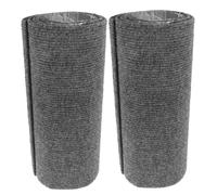 SUPVOX 2 pièces Tapis Griffoir Autocollant pour Chat Protège Meubles et Canapé Tapis Scratcher Mural Antidérapant pour Entretien des Griffes Facile à Poser et Amovible sans Trace Gris