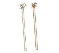 SUPVOX 2 pièces Toise Autocollante Mural pour Mesurer Garçon Fille Autocollants Muraux Amovibles Étanches Décoration Chambre Garçon Fille avec Motifs Animaux Lot