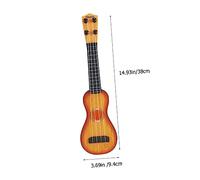SUPVOX 2 Pièces Ukulélé Garçon Fille Plastique Robuste Couleur Vive Instrument Musical Éducatif pour Tout Petits Cadeau pour Débutants Garçons et Filles Couleur