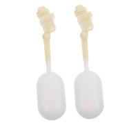 SUPVOX 2 Pièces Vanne Flotteur Réglable Pouce pour Abreuvoirs Animaux Contrôle Automatique Eau Compatible Porcs Bovins Moutons Système Anti-débordement Plastique Robuste