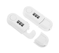 SUPVOX 2 Pièces verrou placard child safety cabinet door freezer door lock with password ABS White