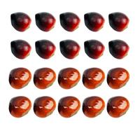 SUPVOX 20 Châtaignes Artificielles en Mousse Réalistes, Décorations de Noël et Accessoires Photo, Lot de 20 Pièces Tailles Assorties pour Décoration Intérieure et Projets Plusieurs Styles