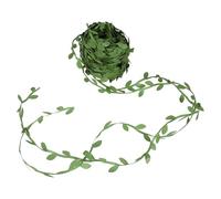 Supvox 20 Mètres Feuille Ruban Filaire Ruban Artisanat Feuille Guirlande Guirlande Artificielle Feuilles Vignes pour La Maison De Mariage Décor
