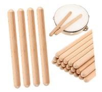 SUPVOX 20 pièces Bâtons de Rythme Bois pour Garçon Fille de Instruments Musicaux pour École pour Développer Rythme Créativité des Musiciens