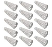 SUPVOX 20 Pièces Bobineuse à Cônes de Fil en Plastique Blanc avec Structure en Maille, Processus D'enroulement Stable et Angle Précis pour Ateliers Textiles à Haute Température
