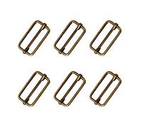 SUPVOX 20 Pièces Boucles Coulissantes En Métal Bronze 3.80 X 1.60 Cm Pour Sangle Réglable Boucles À Rouleau Pour Sac À Dos Valise Vêtements Et Accessoires De Couture