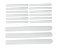 SUPVOX 20 Pièces Bracelets Slap Garçon Fille DIY Blanc Silicone Snap Bands Créatifs pour Fêtes Anniversaire École Halloween Noël Accessoires Poignet