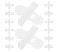 SUPVOX 20 Pièces Clips de Séparation pour Aquarium Abs Supports à Ventouse Réutilisables pour Séparation de Bassin Fixation Facile des Cloisons Verre pour Aquarium et Reproduction